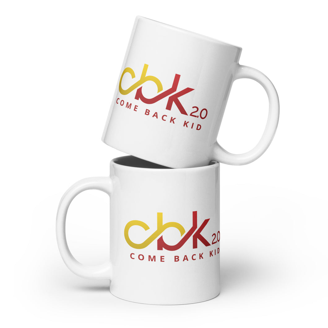 CBK 2.0 White glossy mug